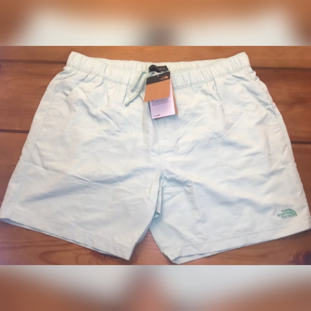 New The North Face Men's Swim Trunks Class V Pull On Tr Coastal Green XXL New!
